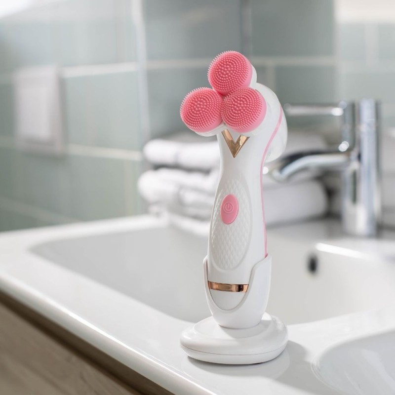 Brosse nettoyante visage en détail